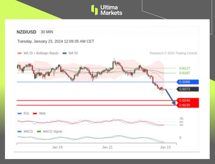 Trading Central Pivot Indicator for NZD/USD 